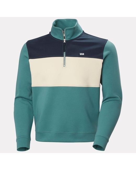 Helly Hansen Green Koster Sweat Half-Zip for men