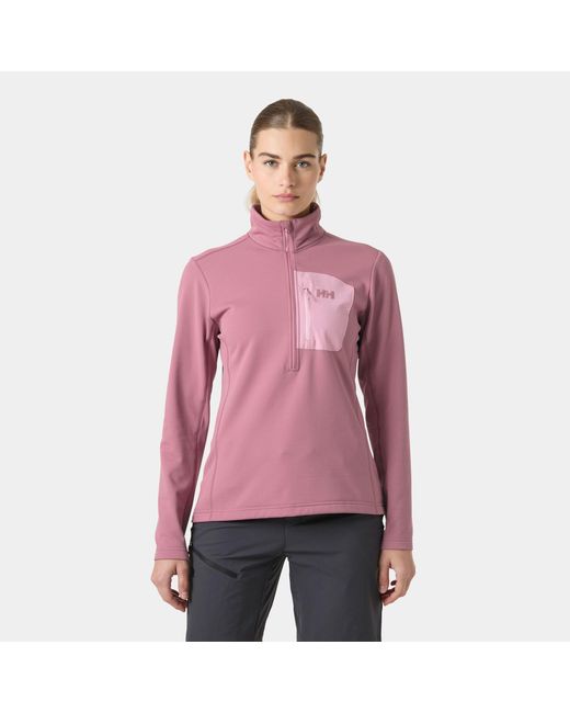 Helly Hansen Red Versalite Half-Zip Fleece