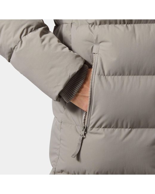 Helly Hansen Gray Aria Long Parka Damen