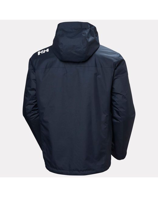 Helly Hansen Blue Crew Hooded Pile Jacket for men