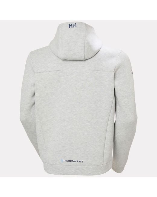 Helly Hansen Gray The Ocean Race Full-Zip Hoodie for men
