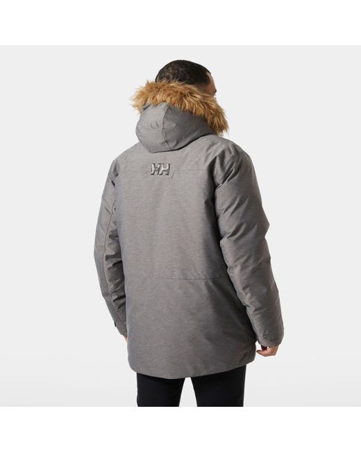 Helly Hansen Gray Nordsjo Comfortable Urban Winter Parka for men
