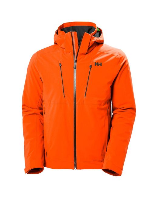 Helly Hansen Alpha 3.0 Resort Ski Jacket Xxl in Orange for Men Lyst
