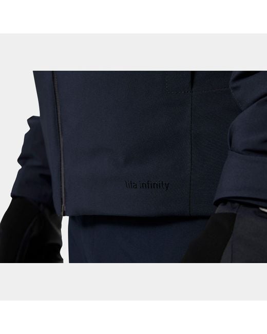 Helly Hansen Blue Alpha Infinity Waterproof Ski Jacket for men