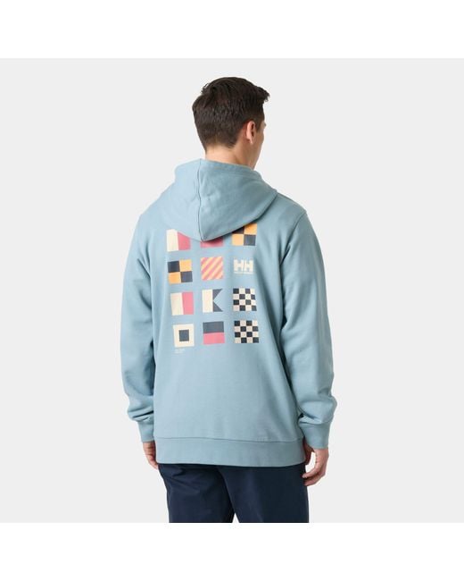 Shoreline Felpa Con Cappuccio di Helly Hansen in Blue da Uomo