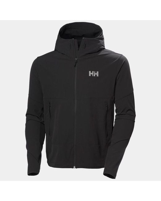 Helly Hansen Black Blaze Hooded Softshell Jacket for men