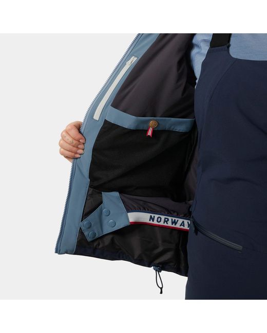 Helly Hansen Blue Kvitfjell Race Insulated Ski Jacket