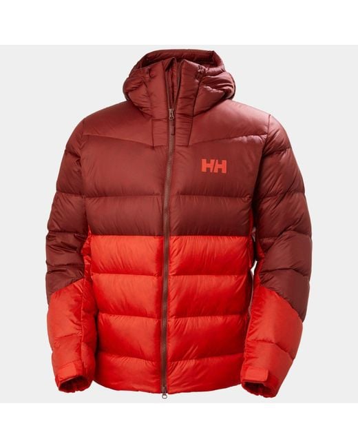 Helly Hansen Red Glacier Down Jacket for men