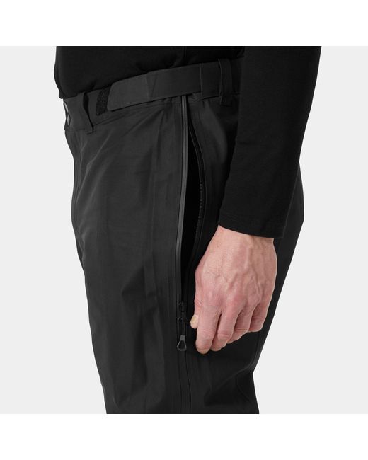 Helly Hansen Black Odin 9 Worlds Infinity 3L Shell Pants for men