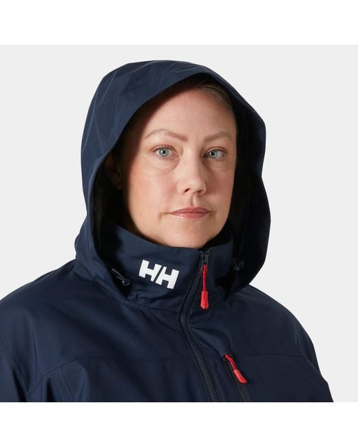 Helly Hansen Blue Hooded Crew Midlayer Plus Jacket 2.0