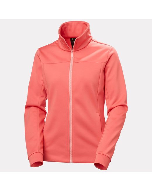 Helly Hansen Red Crew Smooth Slickface Fleece Jacket