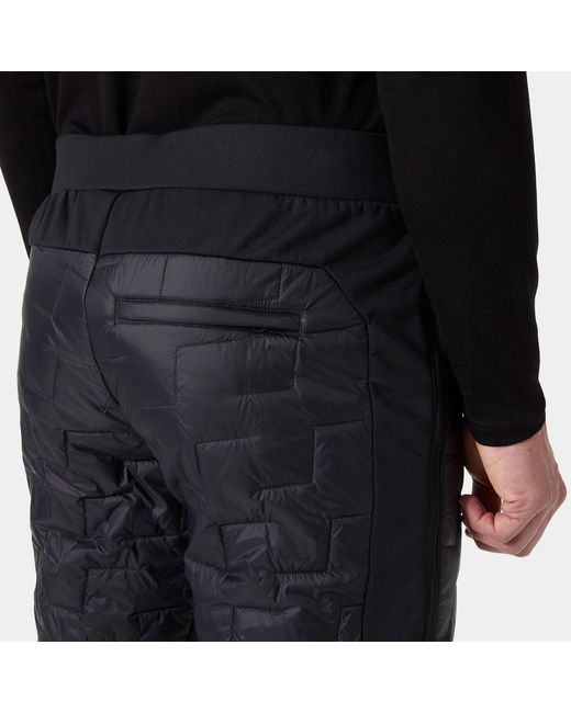 Helly Hansen Black Lifaloft Full Zip Insulator 3/4 Pants for men