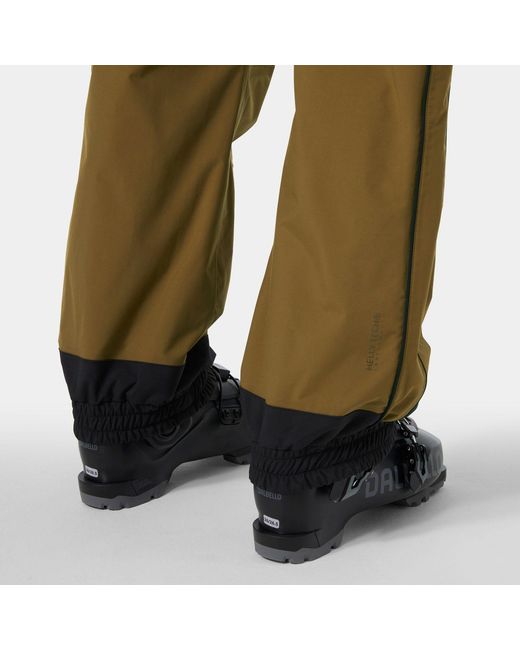 Helly Hansen Green Ullr D Bib Shell Pants for men