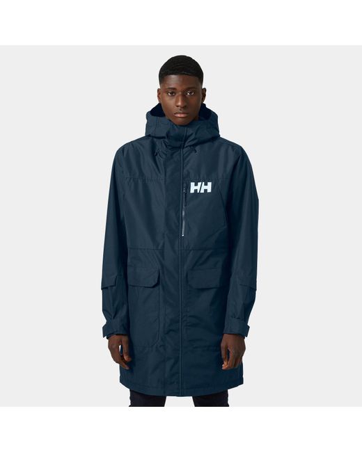 Helly Hansen rigging Insulated Raincoat Navy in Blue for Men | Lyst