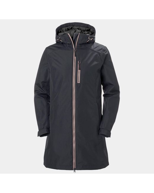 Helly Hansen Gray Long Belfast Insulated Winter Jacket