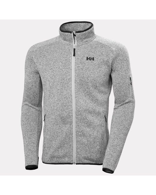 Helly Hansen Gray Varde Fleece Jacket 2.0 for men