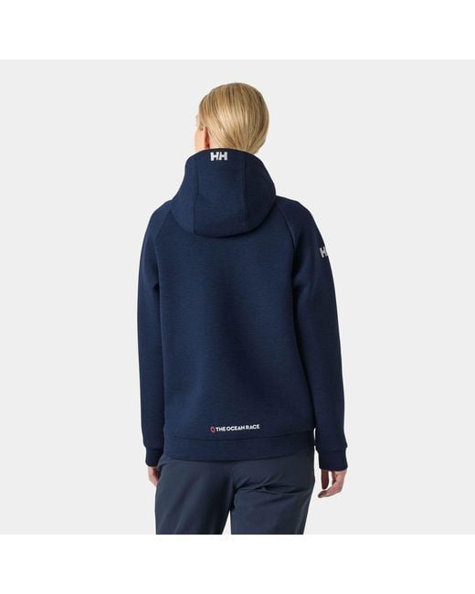 Helly Hansen Blue The Ocean Race Full-Zip Hoodie