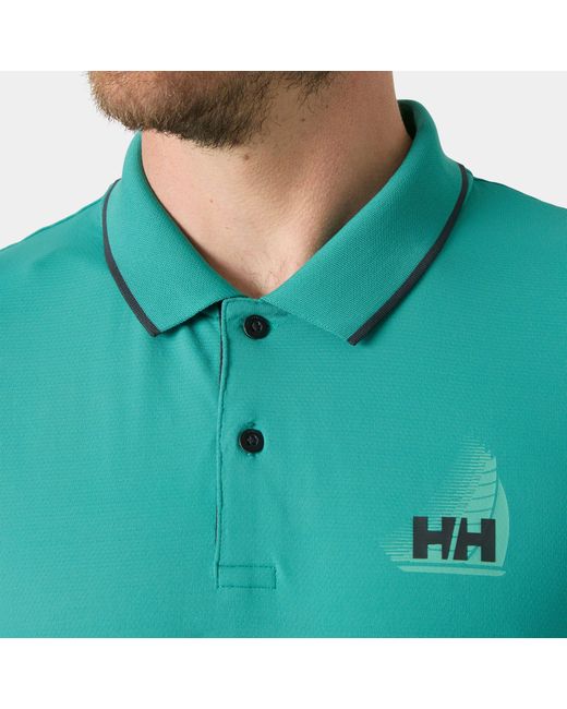 Helly Hansen Green Hp Figari Polo for men