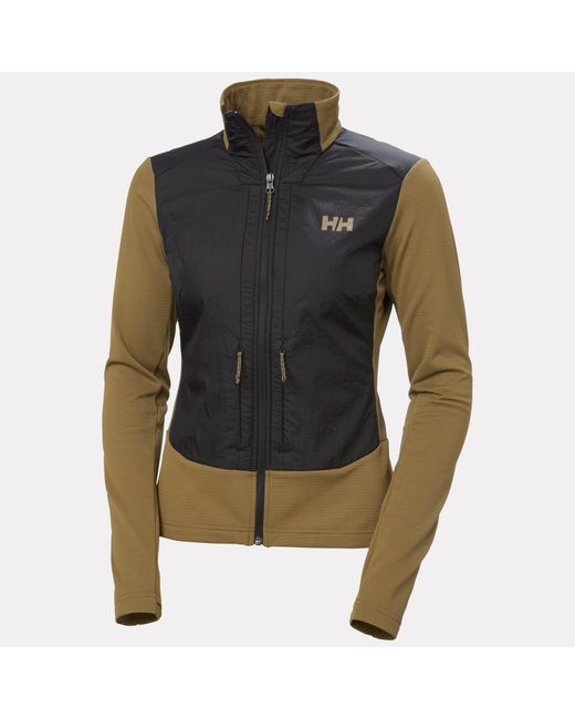 Helly Hansen Green Versalite Hybrid Fleece Jacket