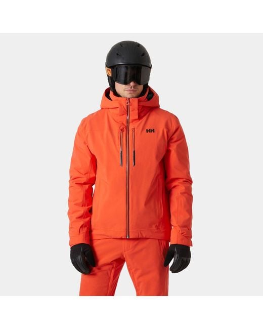 Helly Hansen Alpha Lifaloft Lightweight Ski Jacket Red for men