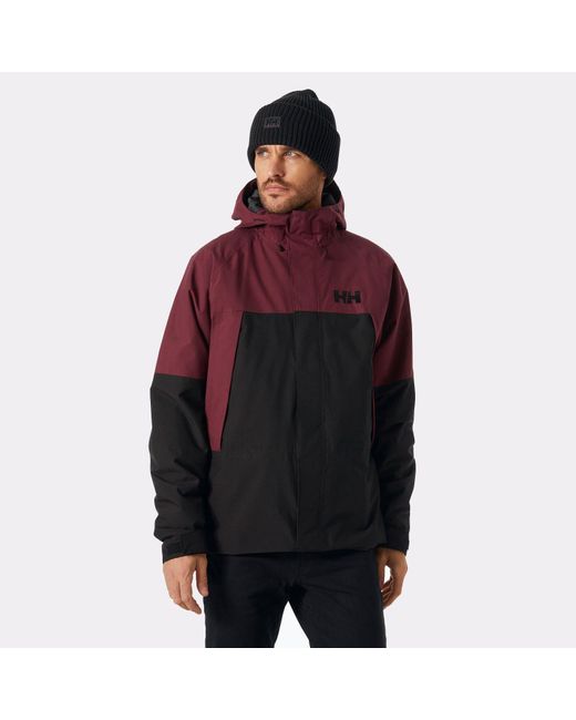 Helly Hansen Red Banff Insulated Shell Jacket Purple for men