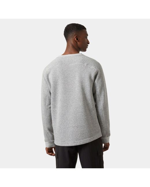 Helly Hansen Gray Varde Crewneck for men
