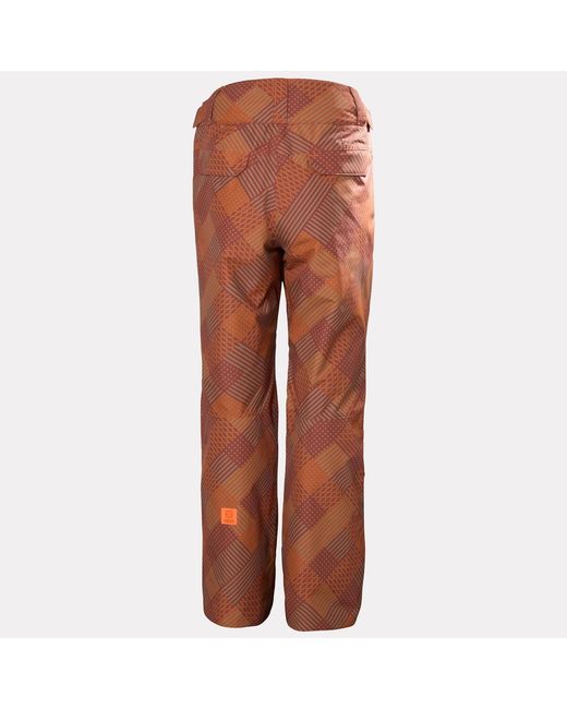 Helly Hansen Brown Sogn Insulated Cargo Ski Pants for men