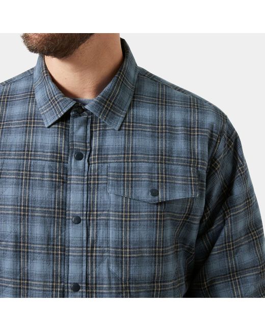 Helly Hansen Blue Isfjord Insulated Shacket for men