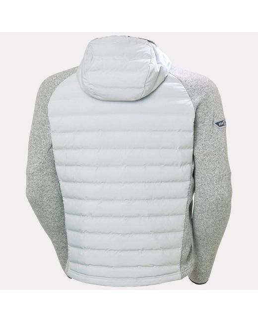 Helly Hansen Gray Skagen Hybrid Knit Insulator for men
