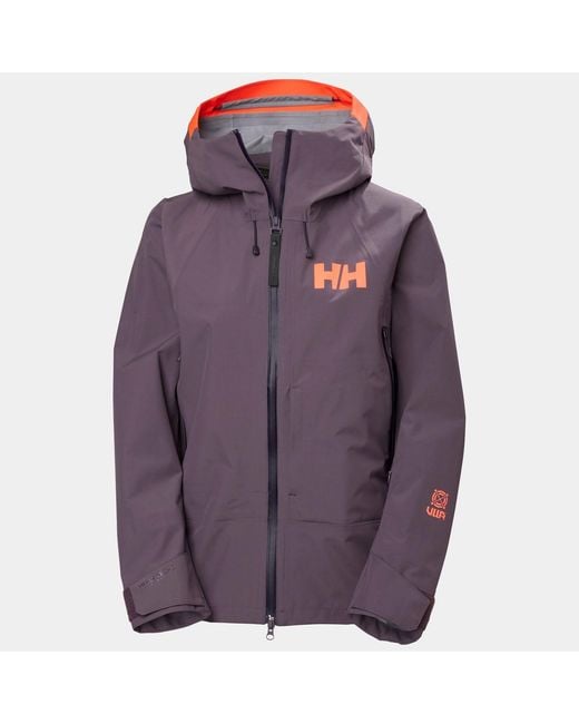 Helly Hansen Purple Sogn Shell Jacket