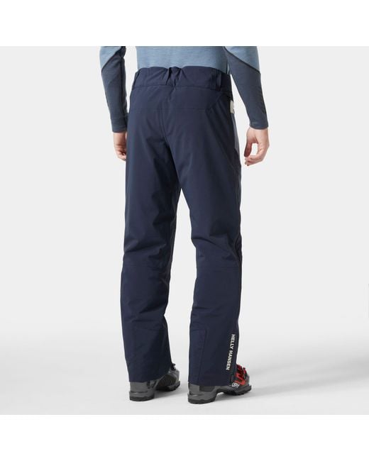 Helly Hansen Blue Kvitfjell Race Insulated Zip Off Ski Pants for men