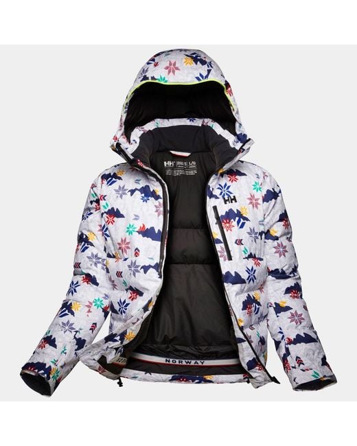 Helly Hansen Blue Kvitfjell Race Puffy Ski Jacket for men