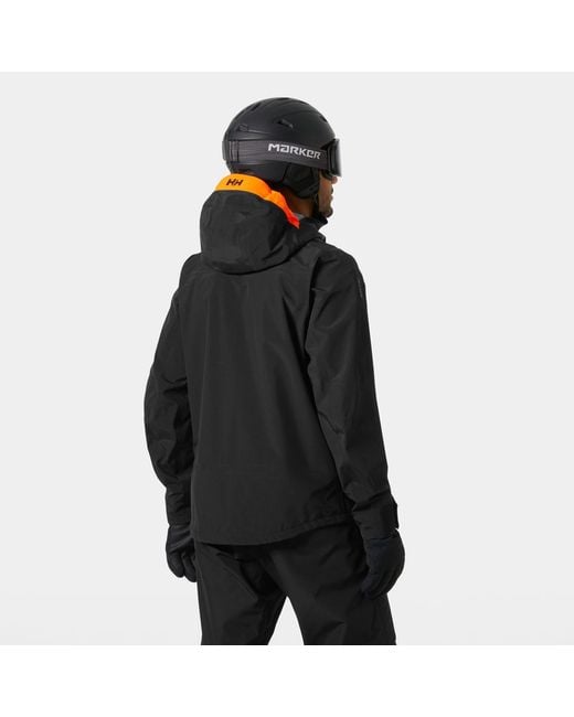 Helly Hansen Black Sogn Shell 2.0 Shell Jacket for men