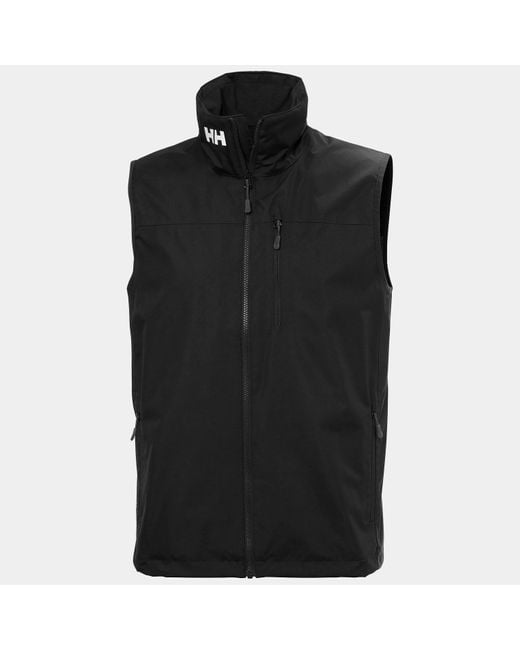 Helly Hansen Black Crew Vest 2.0 for men