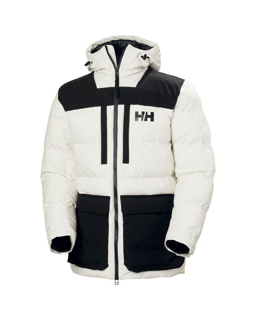 Helly Hansen Patrol Puffy Insulated Jacket White in Black for Men | Lyst