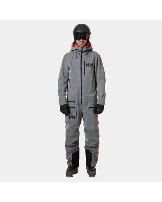 Helly Hansen Ullr Chugach Infinity Powder Ski Suit Grey in Gray for Men |  Lyst