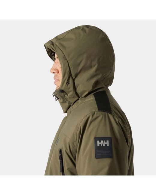 Helly Hansen Green Reine Winter Parka for men