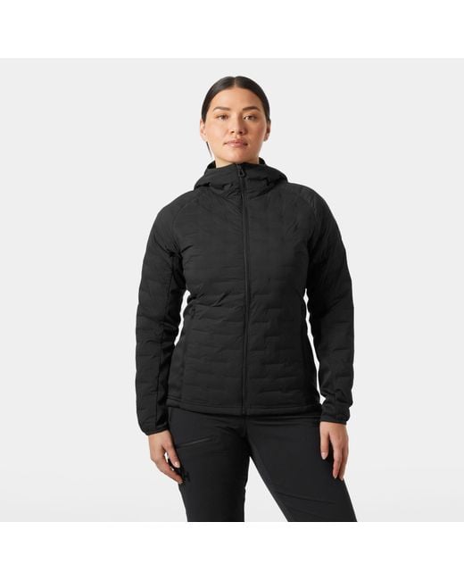 Hp Hooded Stretch Insulator Grigio di Helly Hansen in Black
