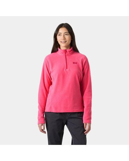 Helly Hansen Red Daybreaker Half-Zip Fleece