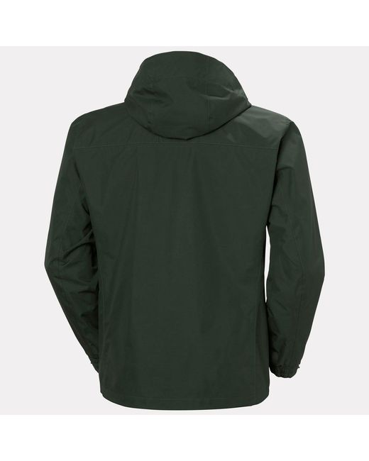 Helly Hansen Green Dubliner Shell Rain Jacket for men