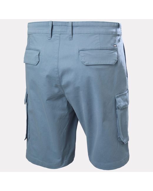 Helly Hansen Blue Bryggen Cargo Shorts for men