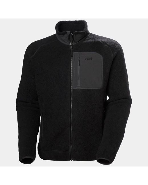 Helly Hansen Black Helly-hansen Panorama Pile Block Jacket for men