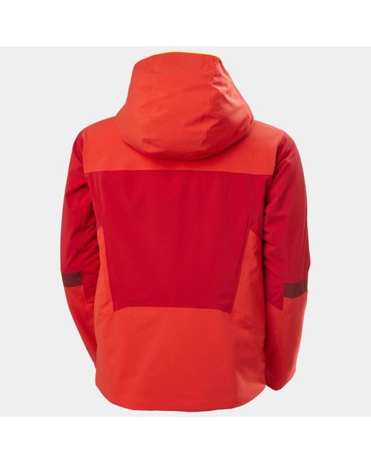 Helly Hansen Red Kvitfjell Race Insulated Ski Jacket for men