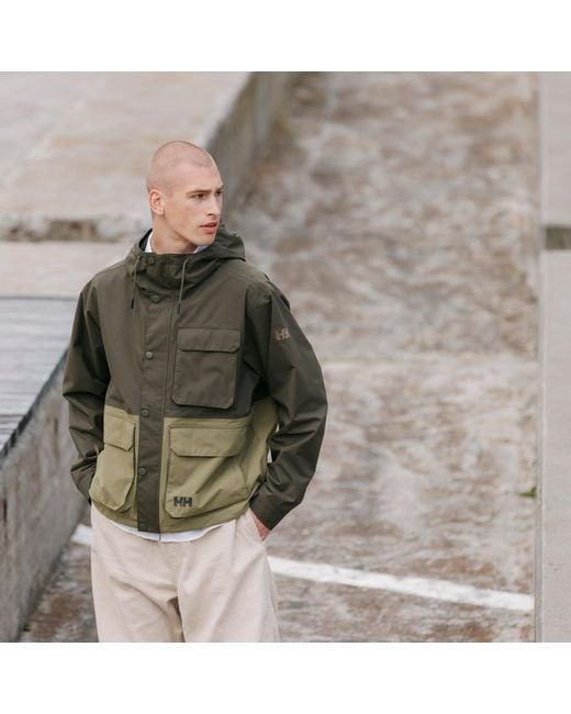 Escape Utility Rain Jacket Hombre Helly Hansen de hombre de color Green