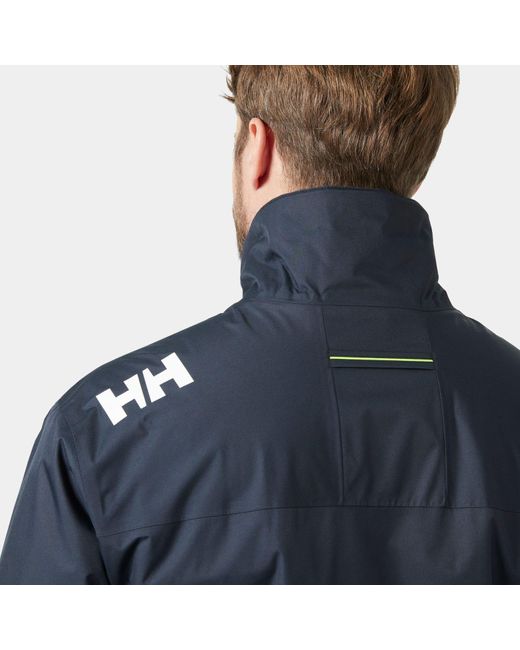 Helly Hansen Blue Crew Hooded Pile Jacket for men