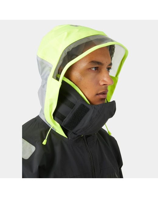 Helly Hansen Black Aegir Race Sailing Jacket 2.0 for men