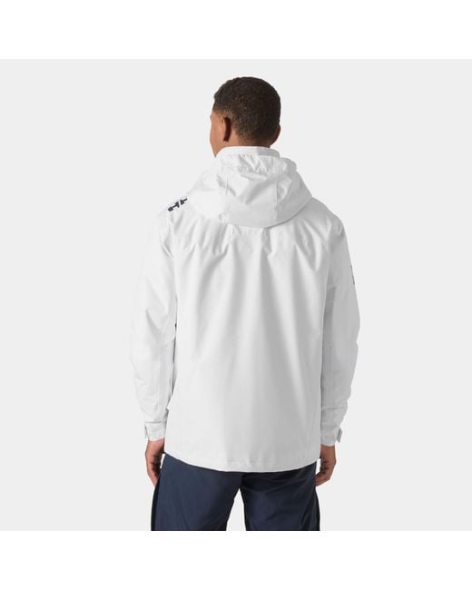 Helly Hansen Gray Crew Hooded Midlayer Jacket 2.0 for men