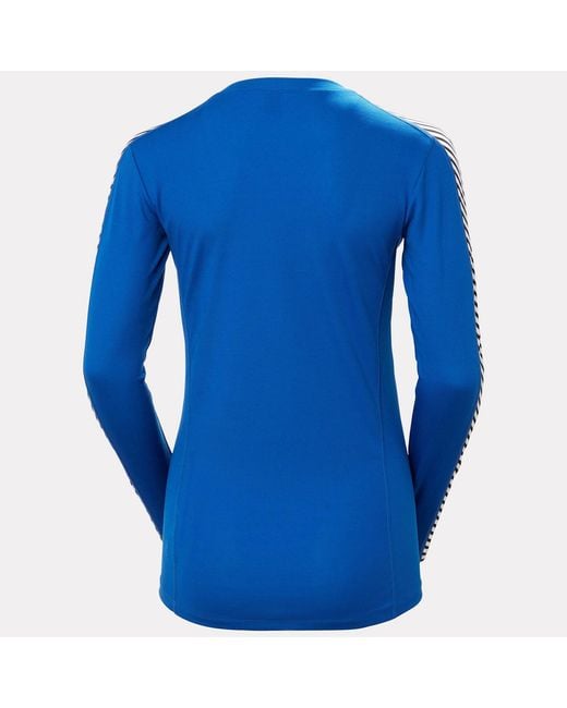 Helly Hansen Blue Hh Lifa Crew Performance Base Layer