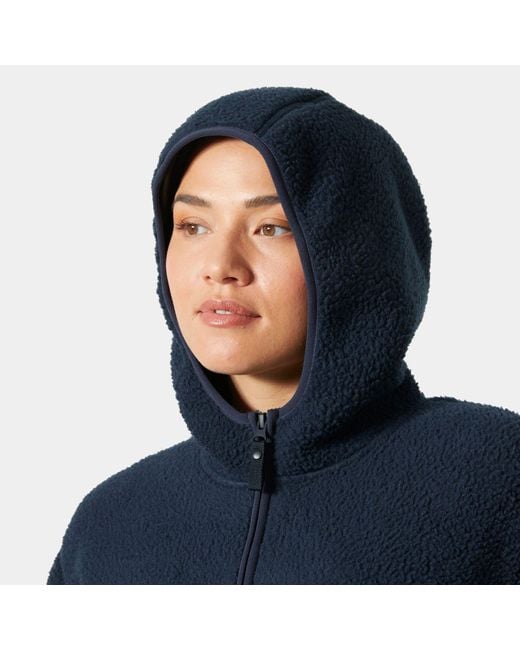 Maud Pile Jacket Mujer Helly Hansen de color Blue