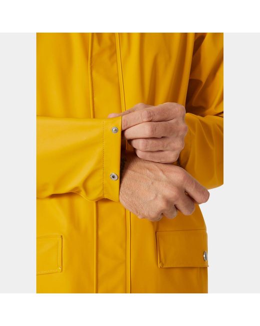 Helly Hansen Yellow Moss Rain Coat for men